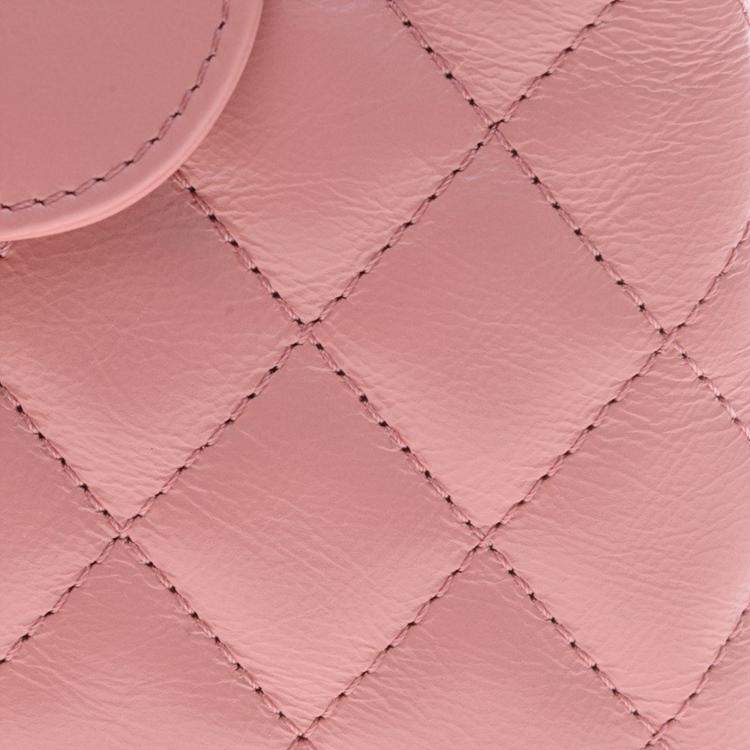 Chanel Pink Leather Kelly Shopping Bag