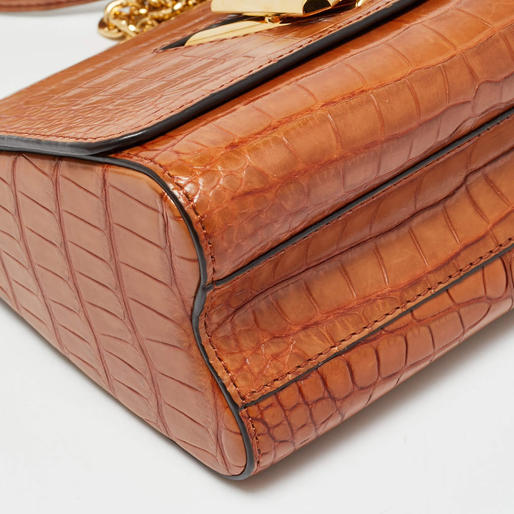 Louis Vuitton Twist PM Brown Crocodile Bag