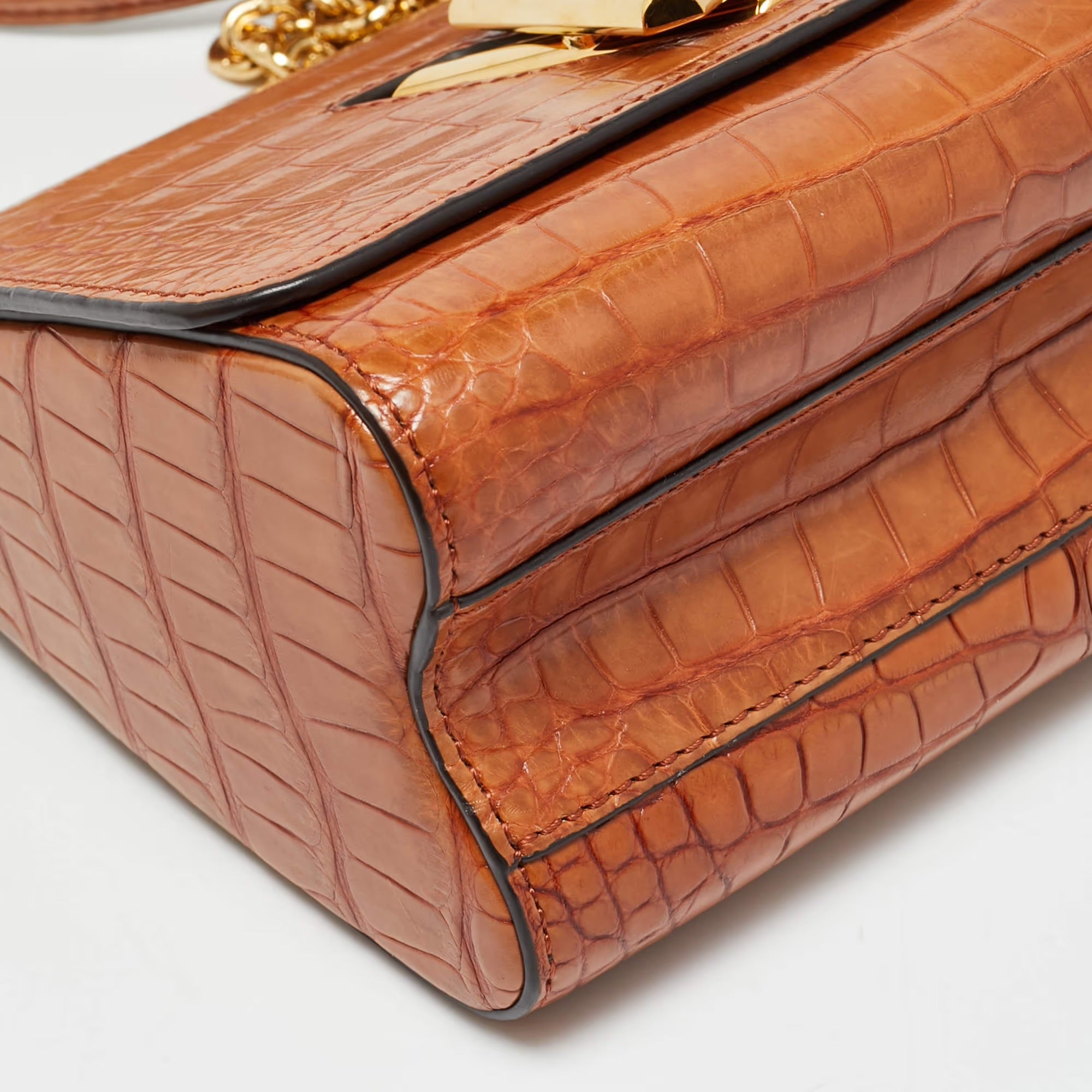 Louis Vuitton Twist PM Brown Crocodile Bag