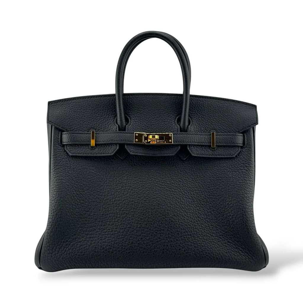 Hermes Birkin 25 Black Togo GHW