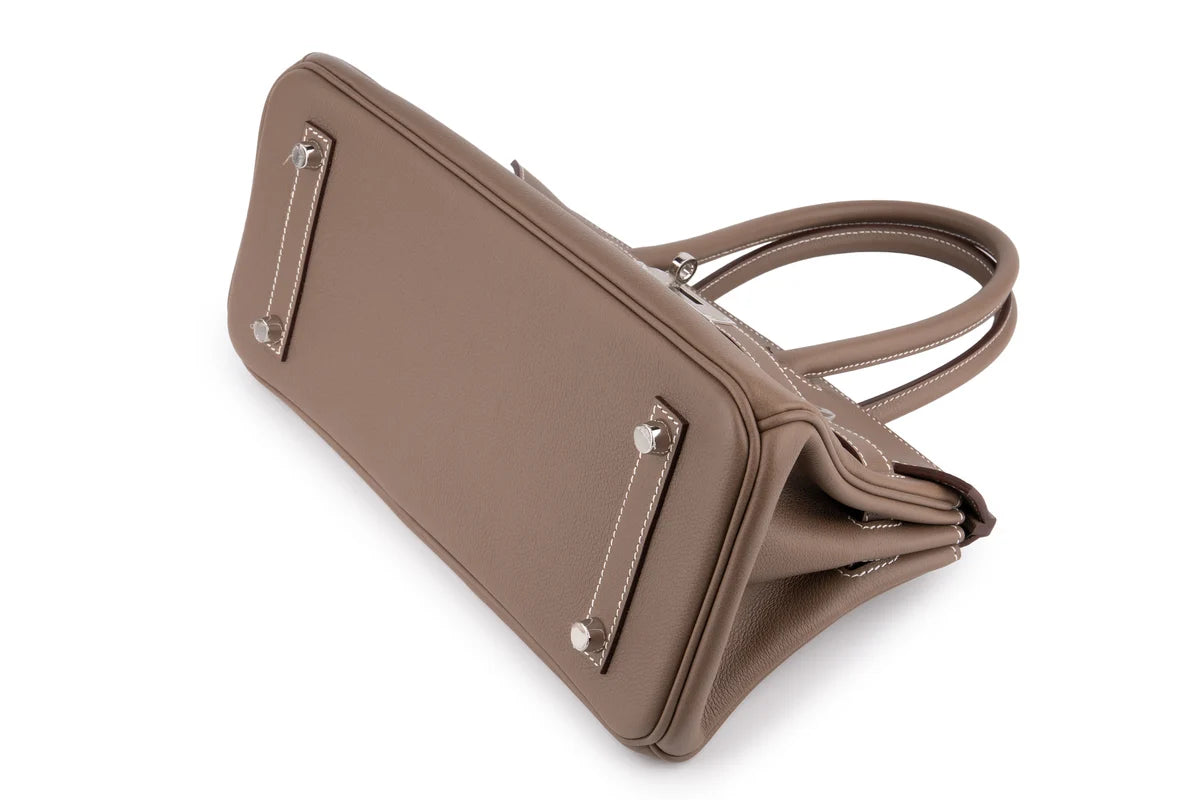 Hermès Birkin 29 Shoulder Evercolour Etoupe PHW