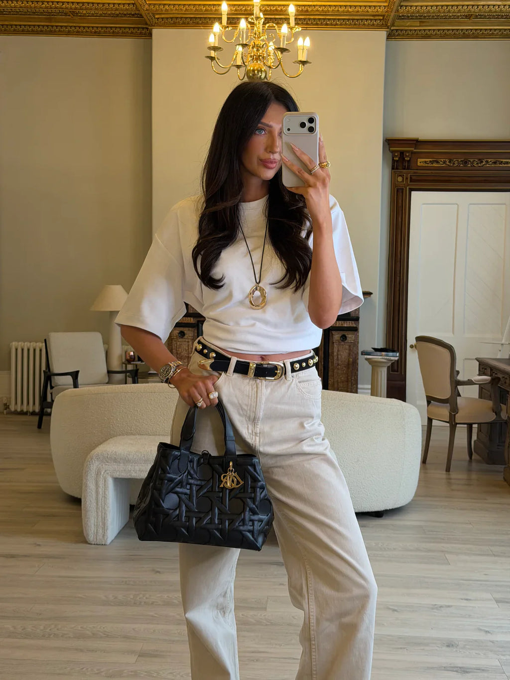 CHRISTIAN DIOR MEDIUM DIOR TOUJOURS BAG