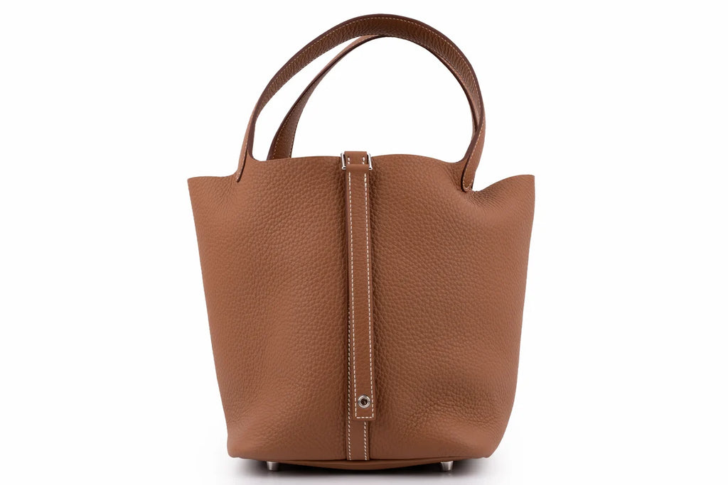 Hermès Picotin 22 Clemence Gold PHW
