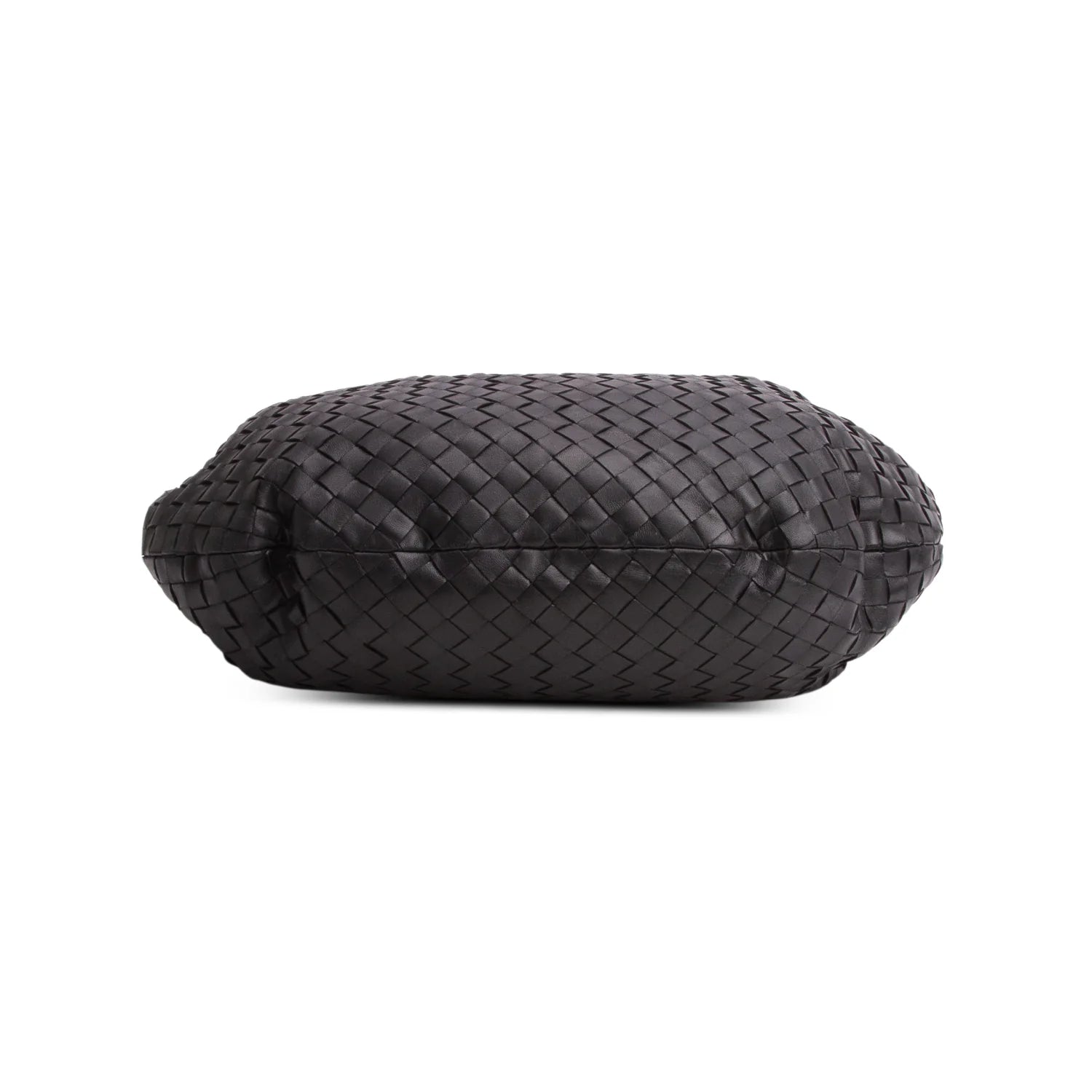 Bottega Veneta Black Intrecciato Leather Large Jodie Bag