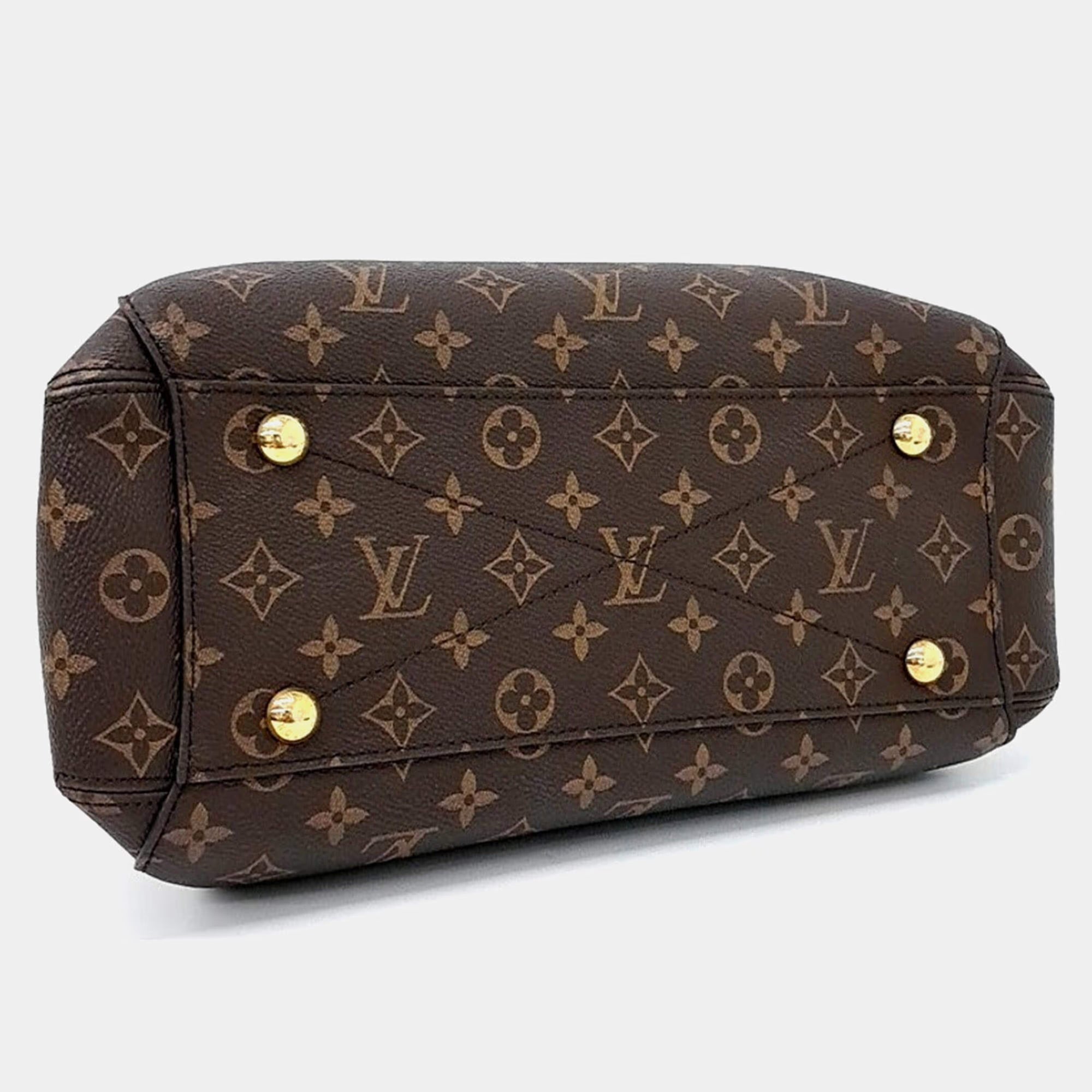 Louis Vuitton Brown PVC Monogram Montaigne MM