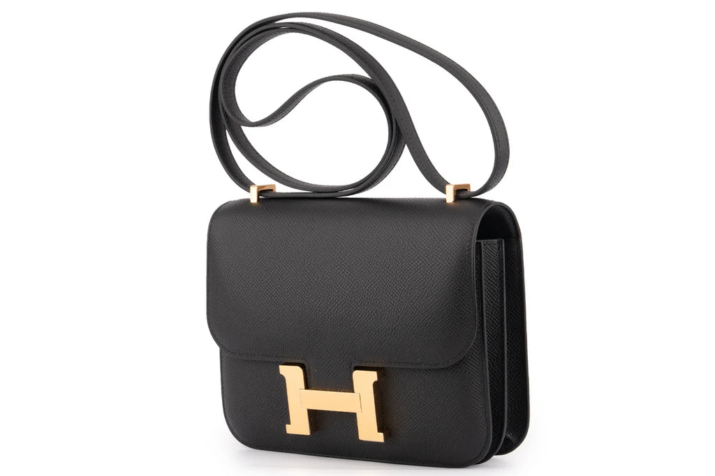 Hermès Constance 18 Epsom Noir GHW