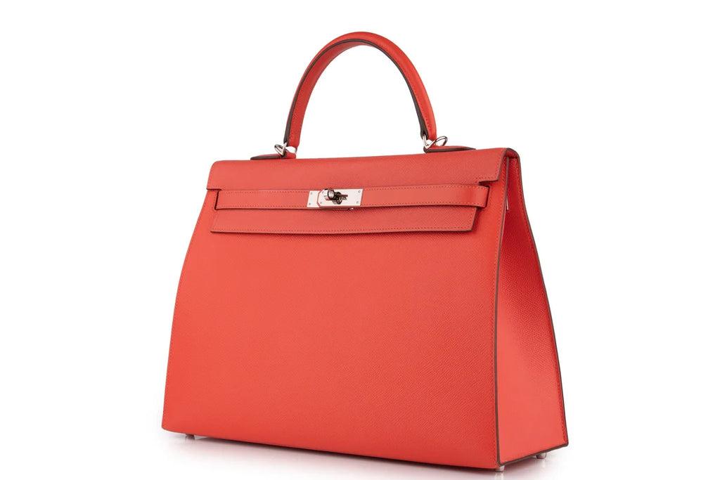 Hermès Kelly 35 Epsom Rose Jaipur PHW