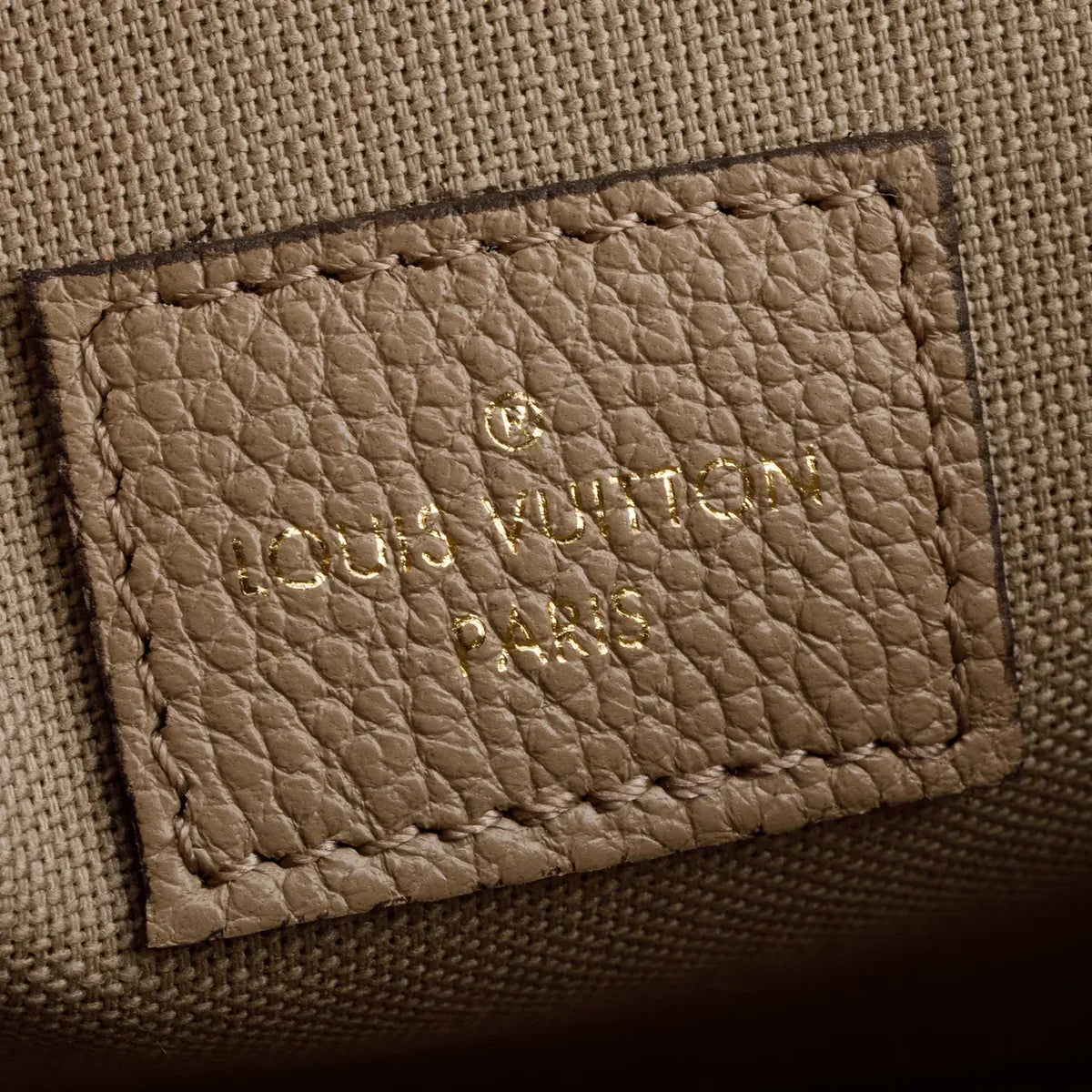 Louis Vuitton Tourterelle Monogram Empreinte Leather Felicie Pochette