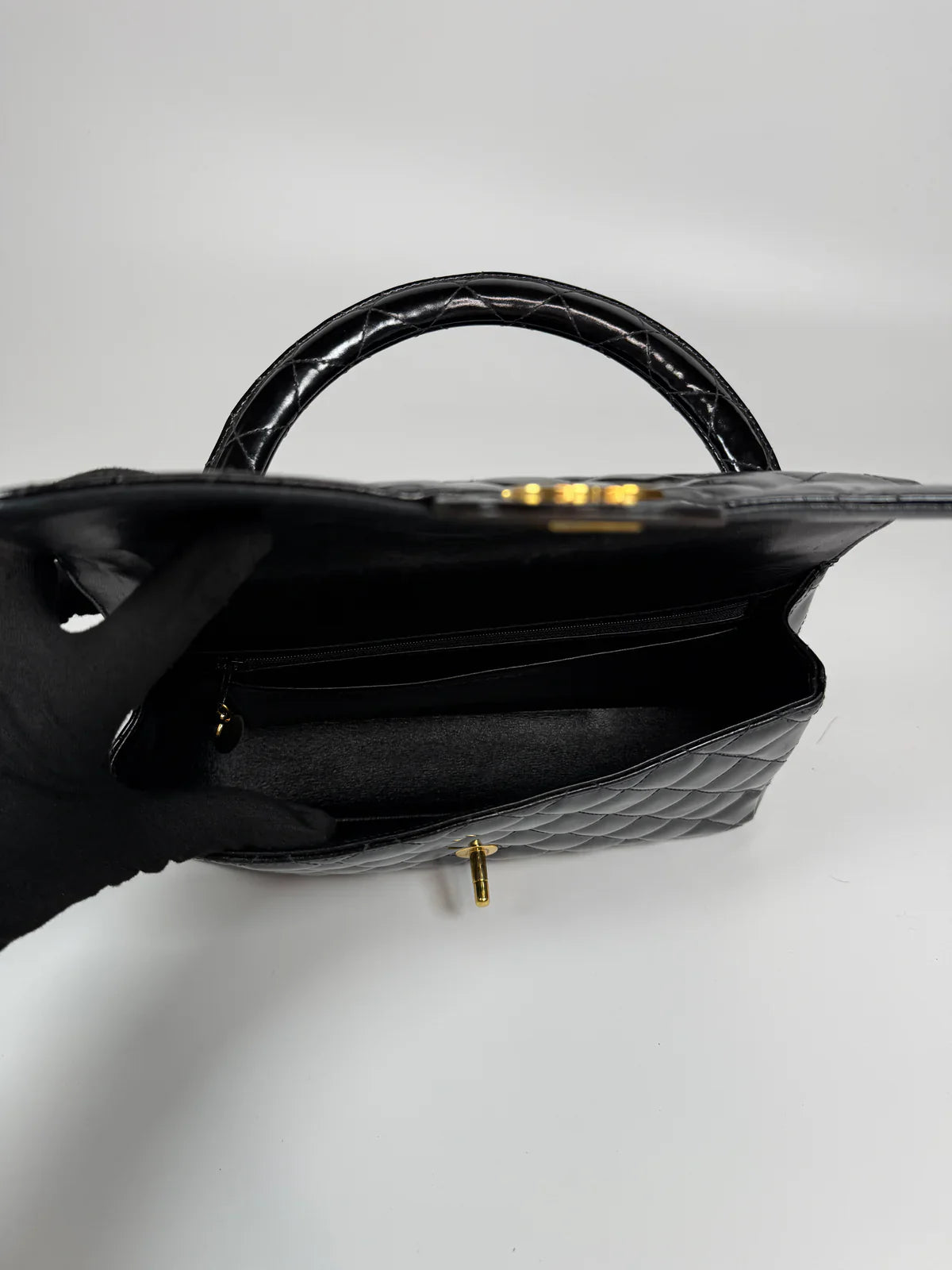 CHANEL VINTAGE KELLY TOP HANDLE BAG