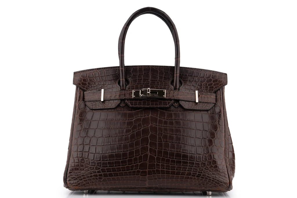 Hermès Birkin 30 Croc Niloticus Ebene PHW