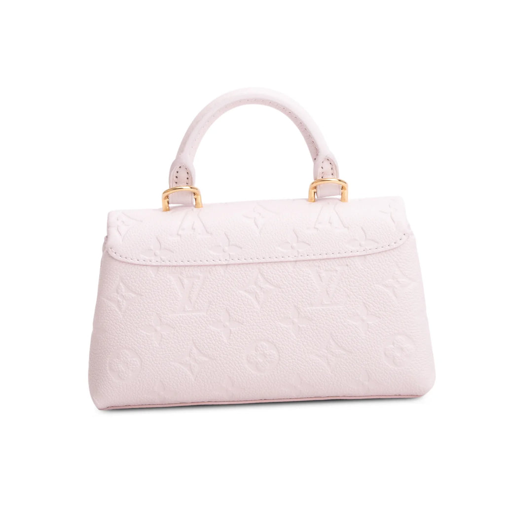 Louis Vuitton Pink Monogram Empreinte Leather Nano Madeleine