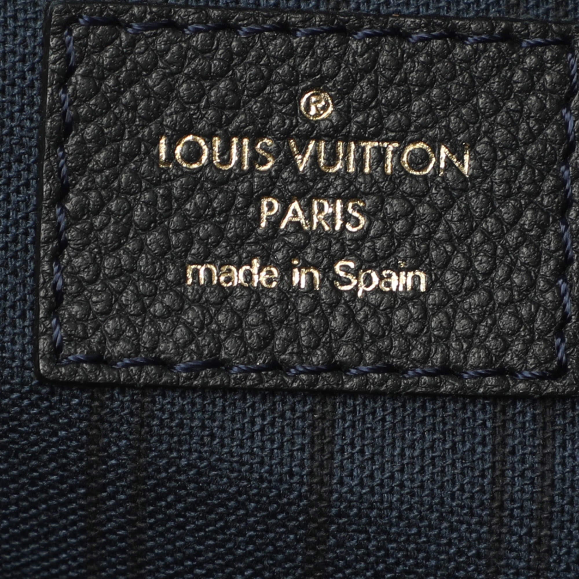 Louis Vuitton Artsy MM Bleu Infini Empreinte Leather Bag