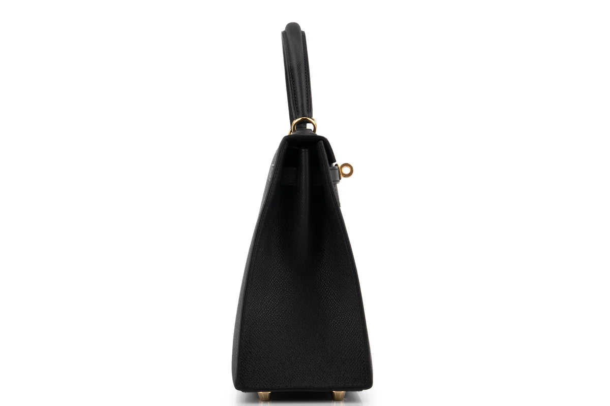 Hermès Kelly 25 Epsom Noir GHW