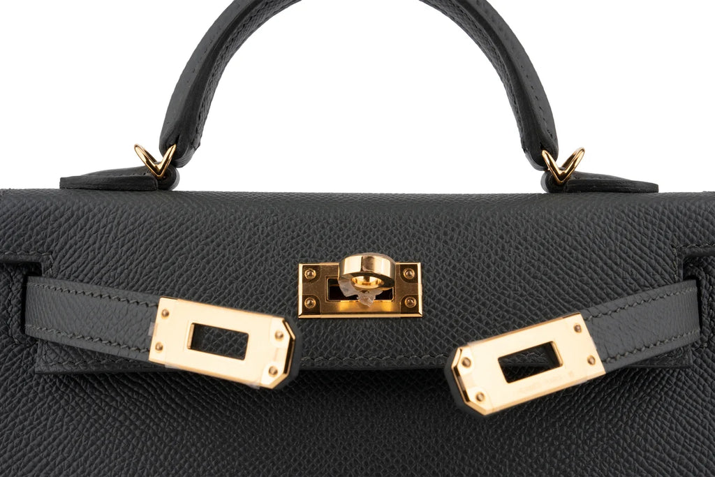 Hermès Mini Kelly Epsom Vert Mangrove GHW