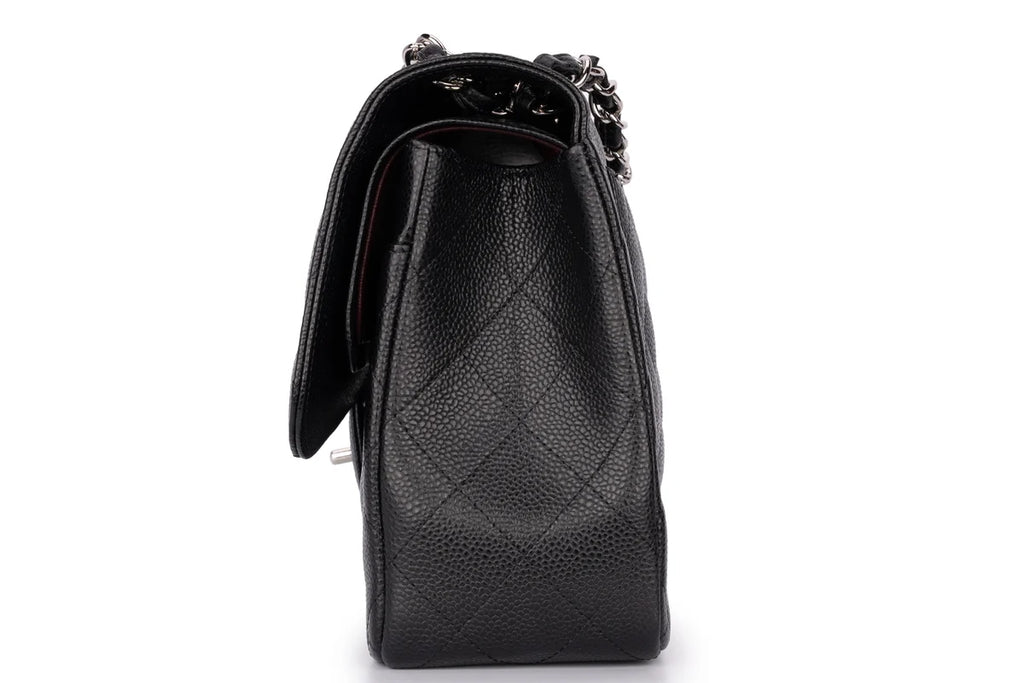 Chanel Jumbo Classic Flap Caviar Black SHW