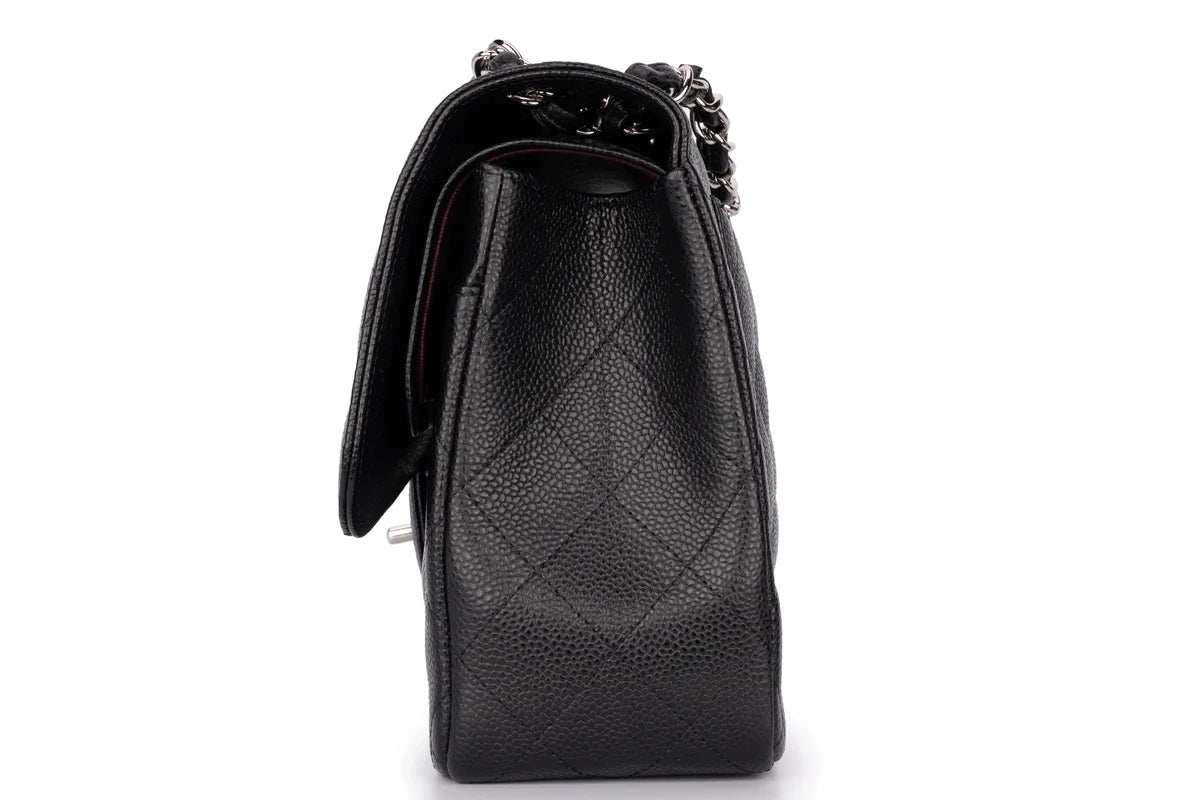 Chanel Jumbo Classic Flap Caviar Black SHW