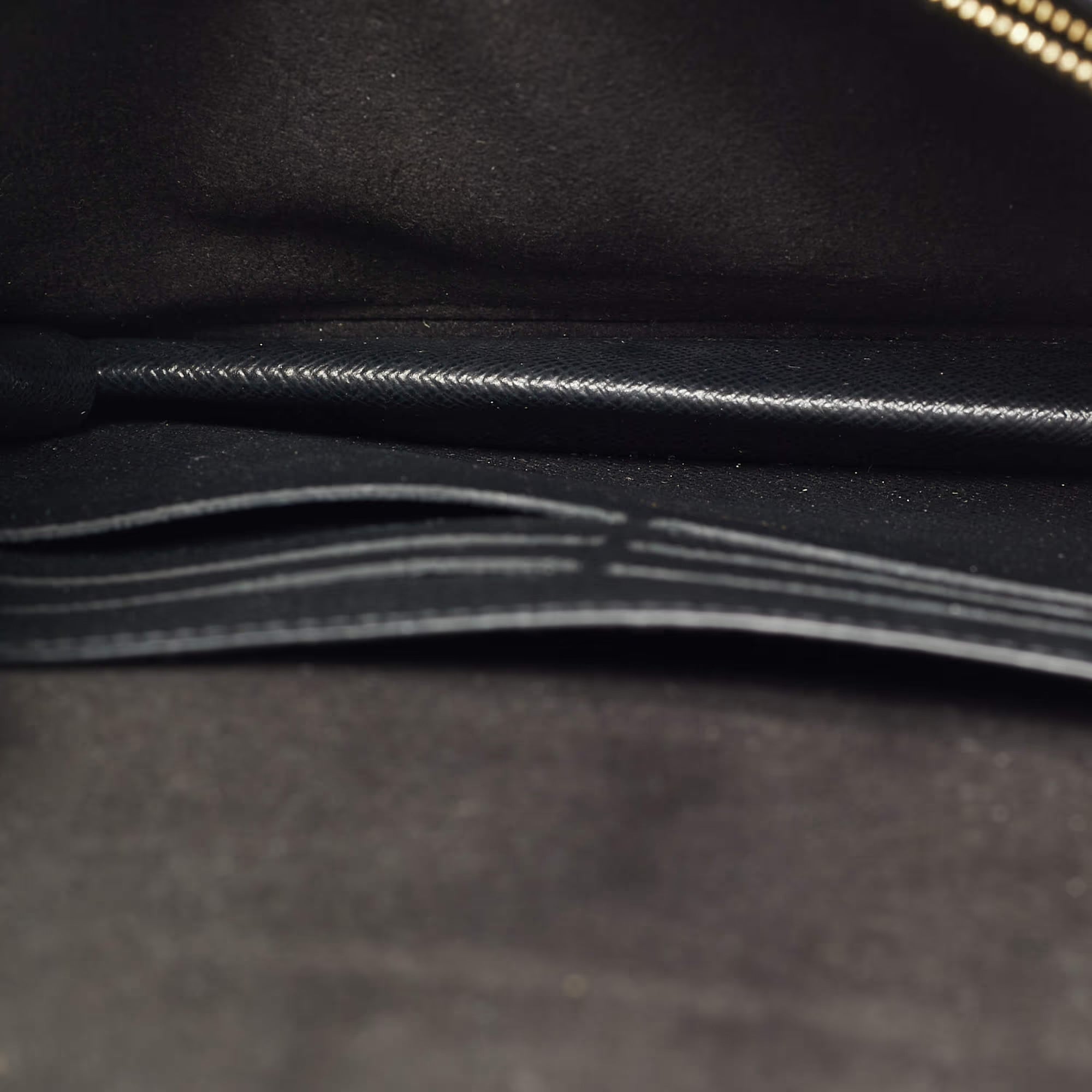 Louis Vuitton Twist Belt Black Epi Leather Chain Pouch
