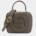 Gucci Blondie Brown Leather Shoulder Bag