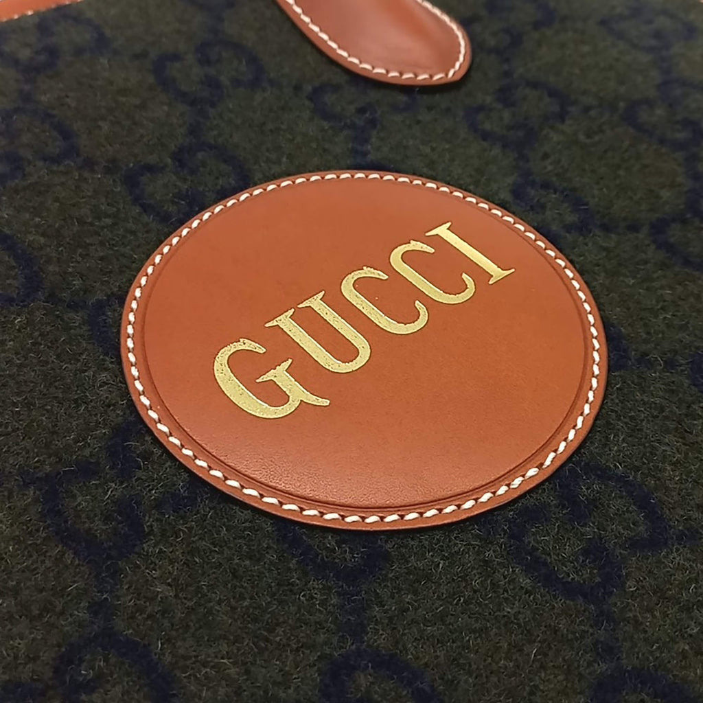 Gucci Multicolor Leather Tote and Shoulder Bag