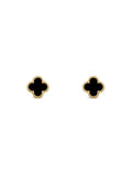Van Cleef And Arpels Sweet Alhambra Earstuds Onyx