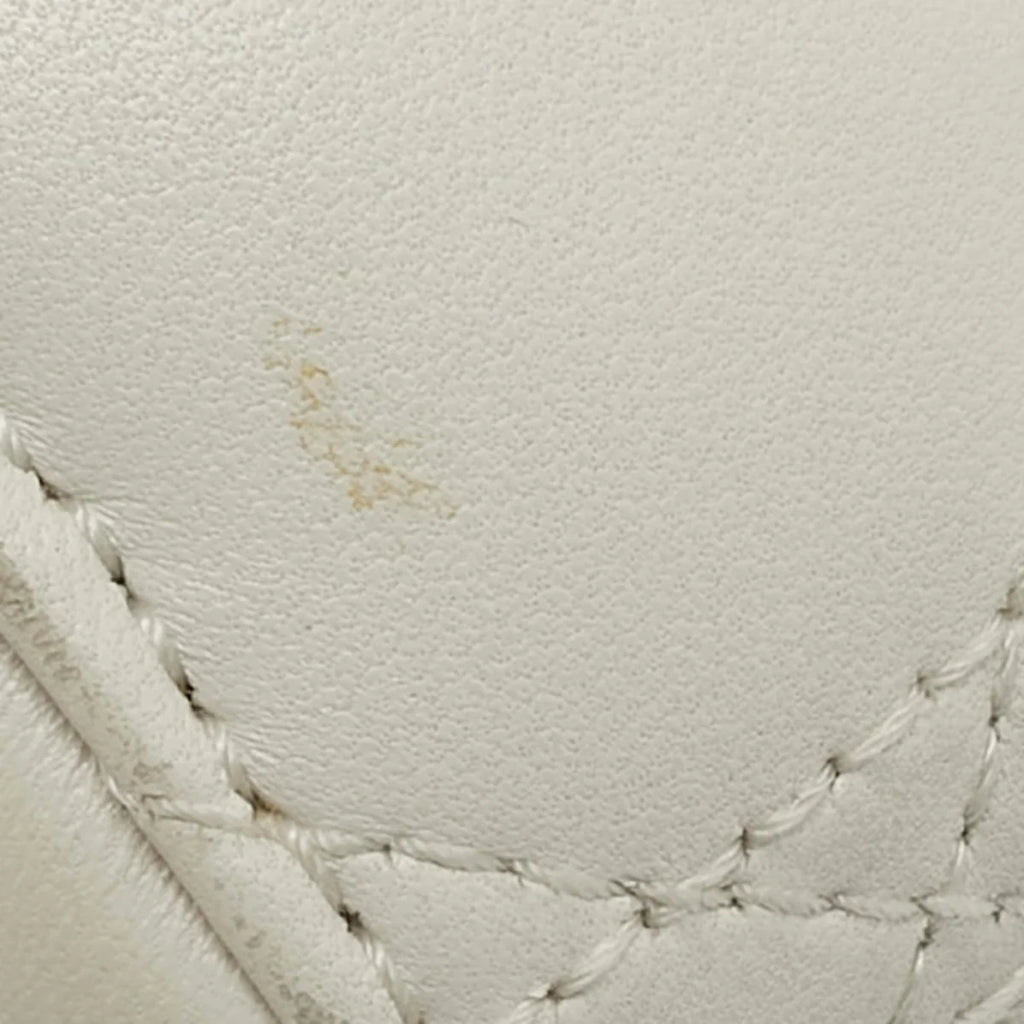 Dior Lady Dior My ABCDior Small White Cannage Leather Tote