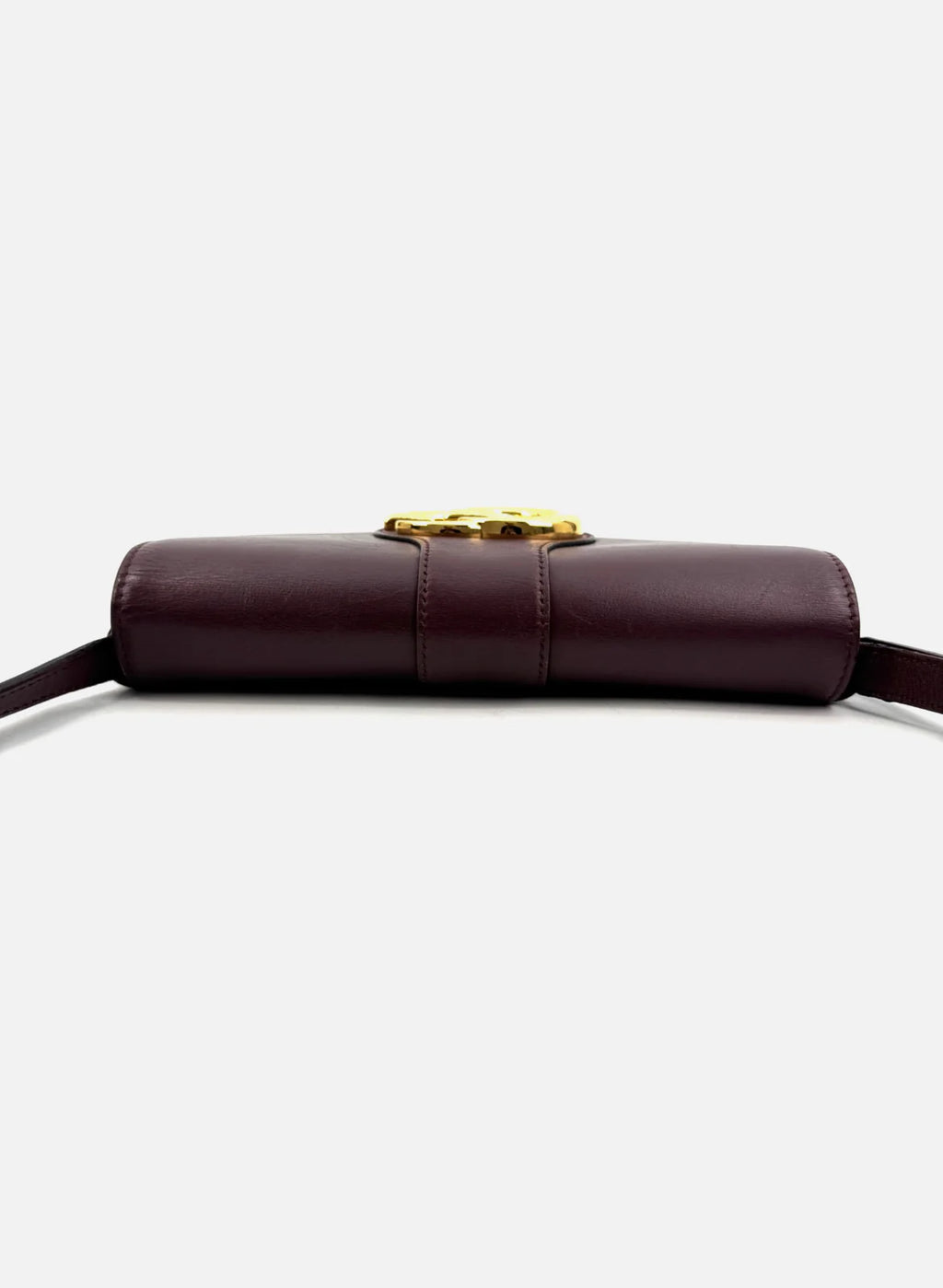 GUCCI Arli Shoulder Bag GG Marmont Burgundy Leather Crossbody