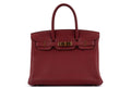 Hermès Birkin 30 Togo Rouge Grenat GHW
