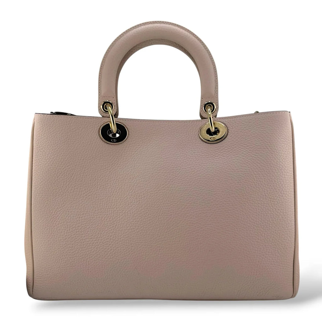 Christian Dior Diorissimo Light Pink Calfskin Tote Bag