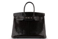 Hermès Birkin 35 Crocodile Porosus Noir PHW