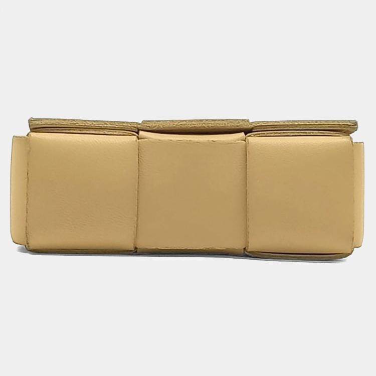 Bottega Veneta Beige Leather Candy Cassette Bag