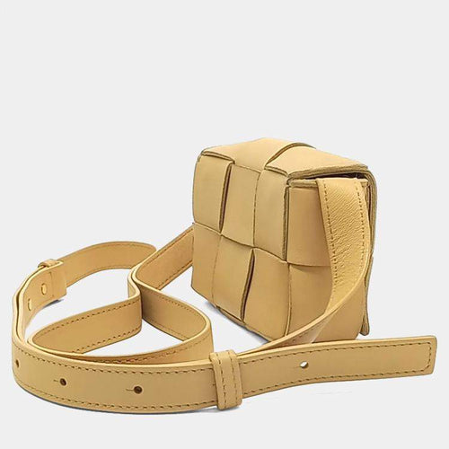 Bottega Veneta Beige Leather Candy Cassette Bag