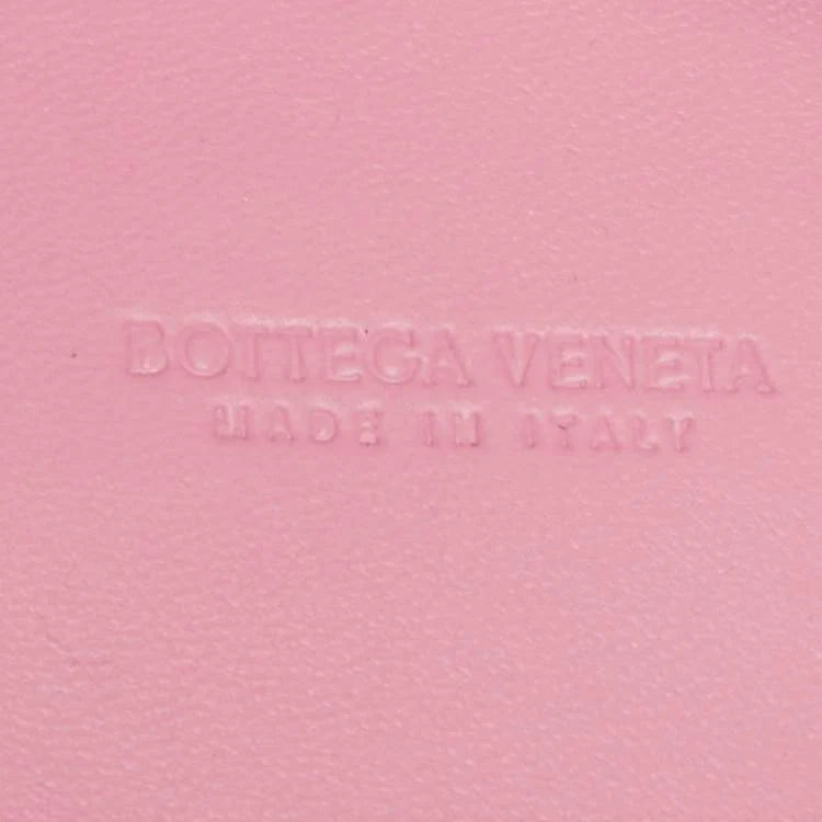Bottega Veneta Cabat Mini Pink Intrecciato Leather Tote