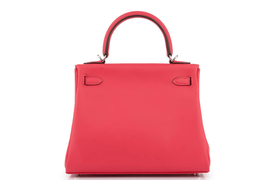 Hermès Kelly 25 Retourne Swift Rose Extreme PHW
