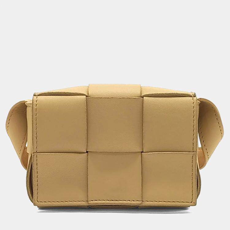 Bottega Veneta Beige Leather Candy Cassette Bag