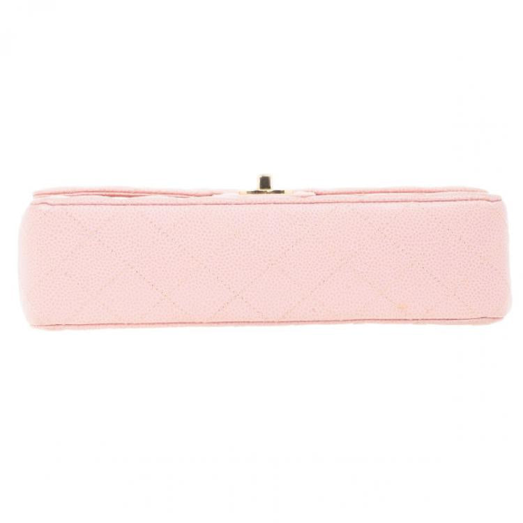 Chanel Pink Caviar Medium Double Flap Bag