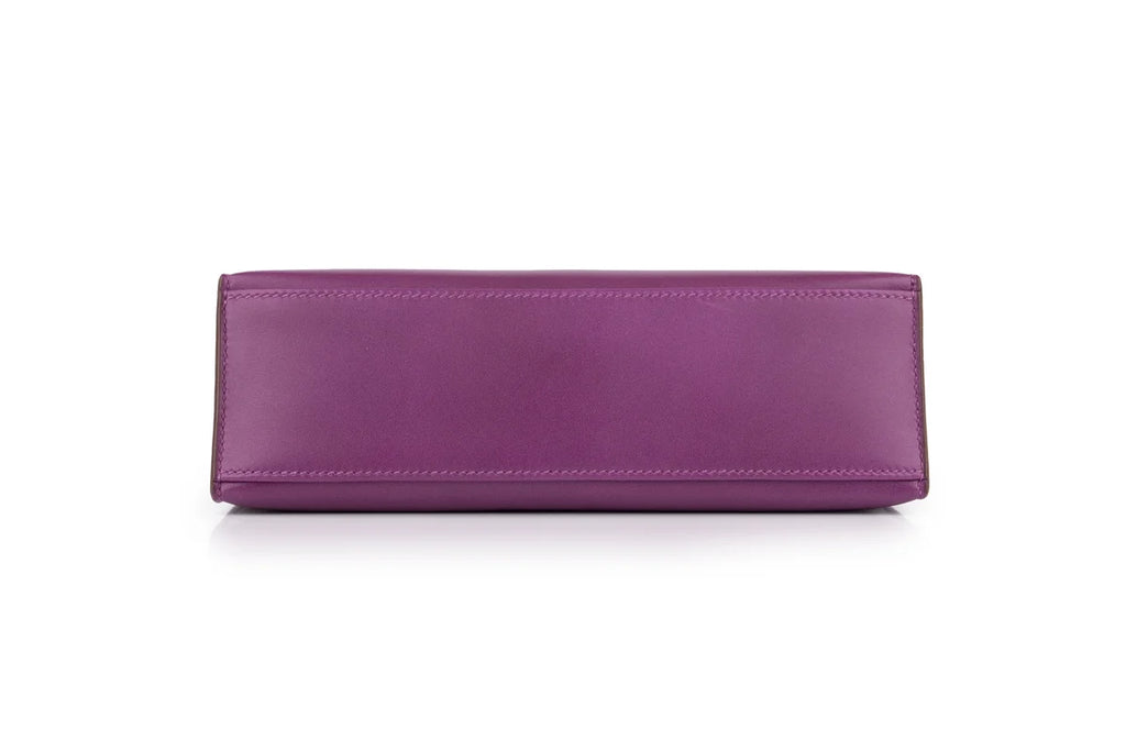 Hermès Mini Kelly Pochette Swift Anemone GHW