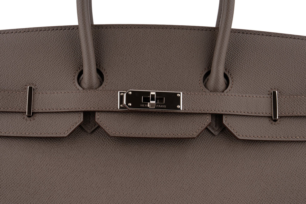 Hermès Birkin 35 Epsom Etain PHW