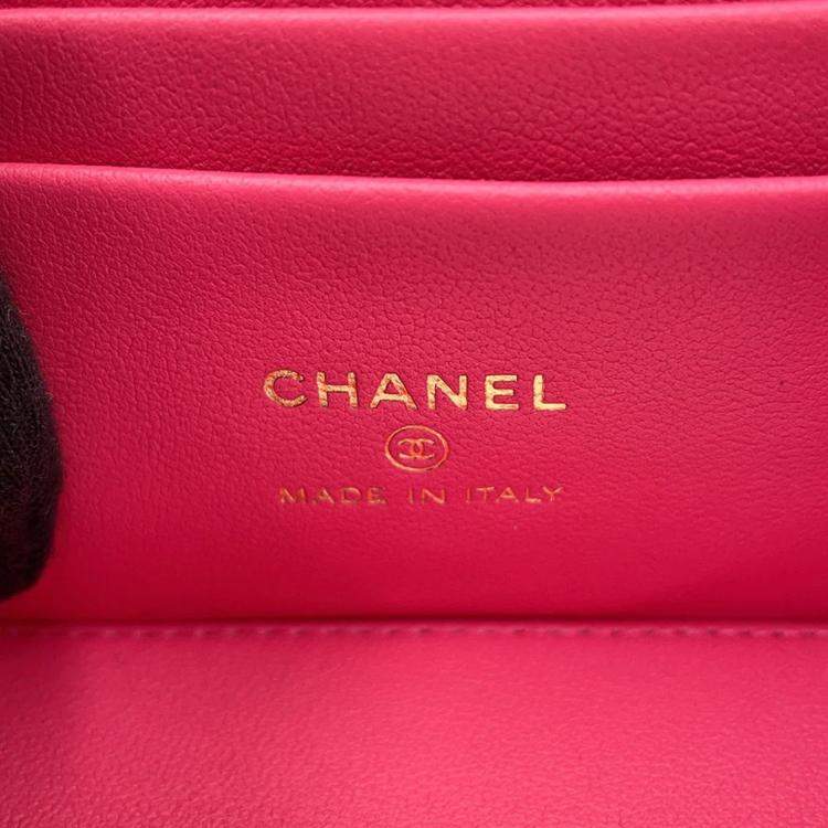Chanel Vanity Pink Caviar Leather Shoulder Bag