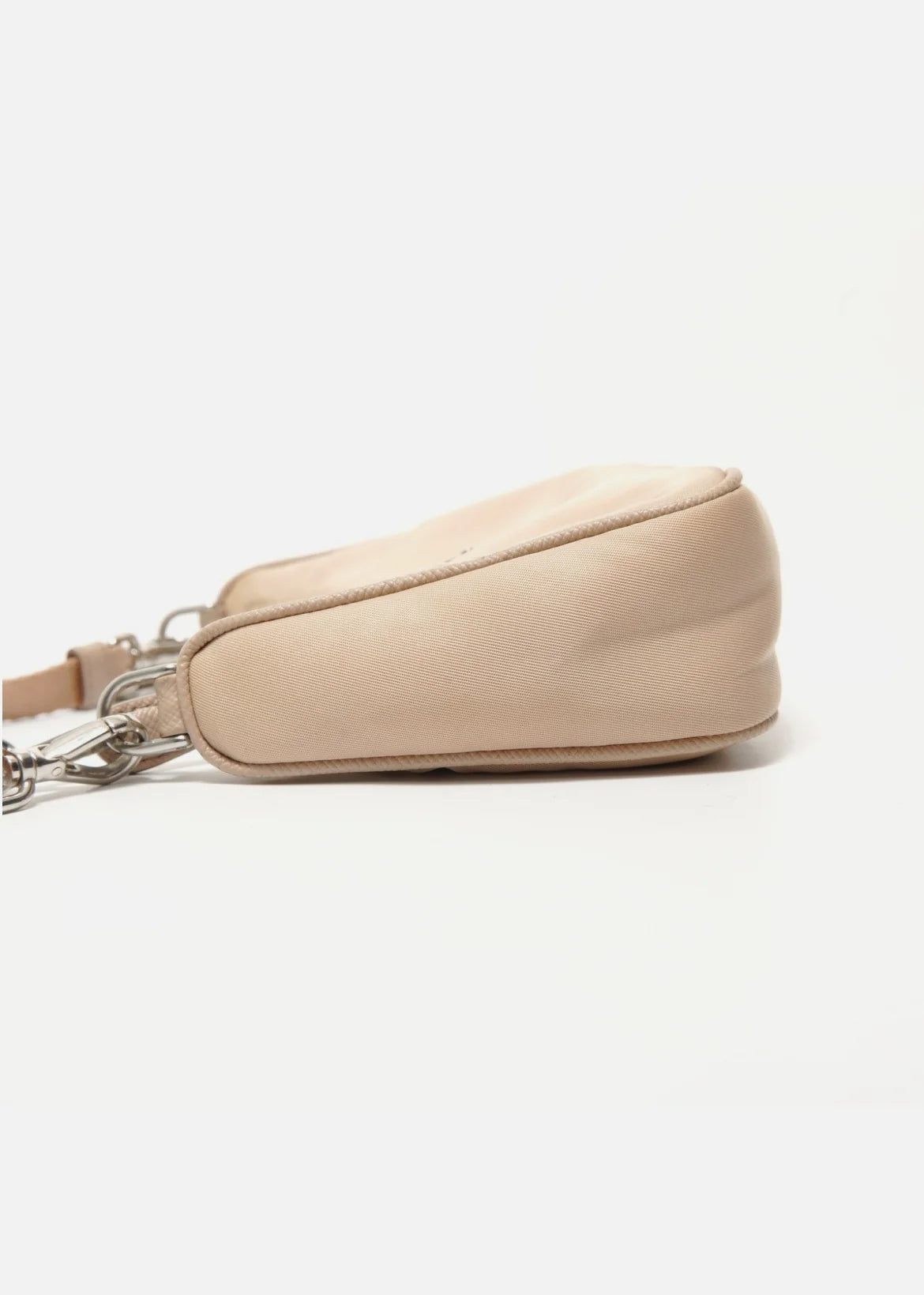 PRADA Nylon 2-Way Mini Shoulder Bag beige