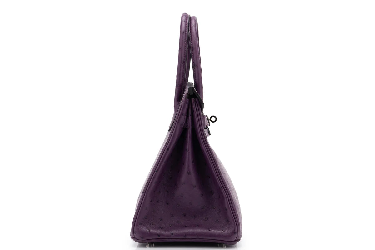 Hermès Birkin 30 Ostrich Violine PHW