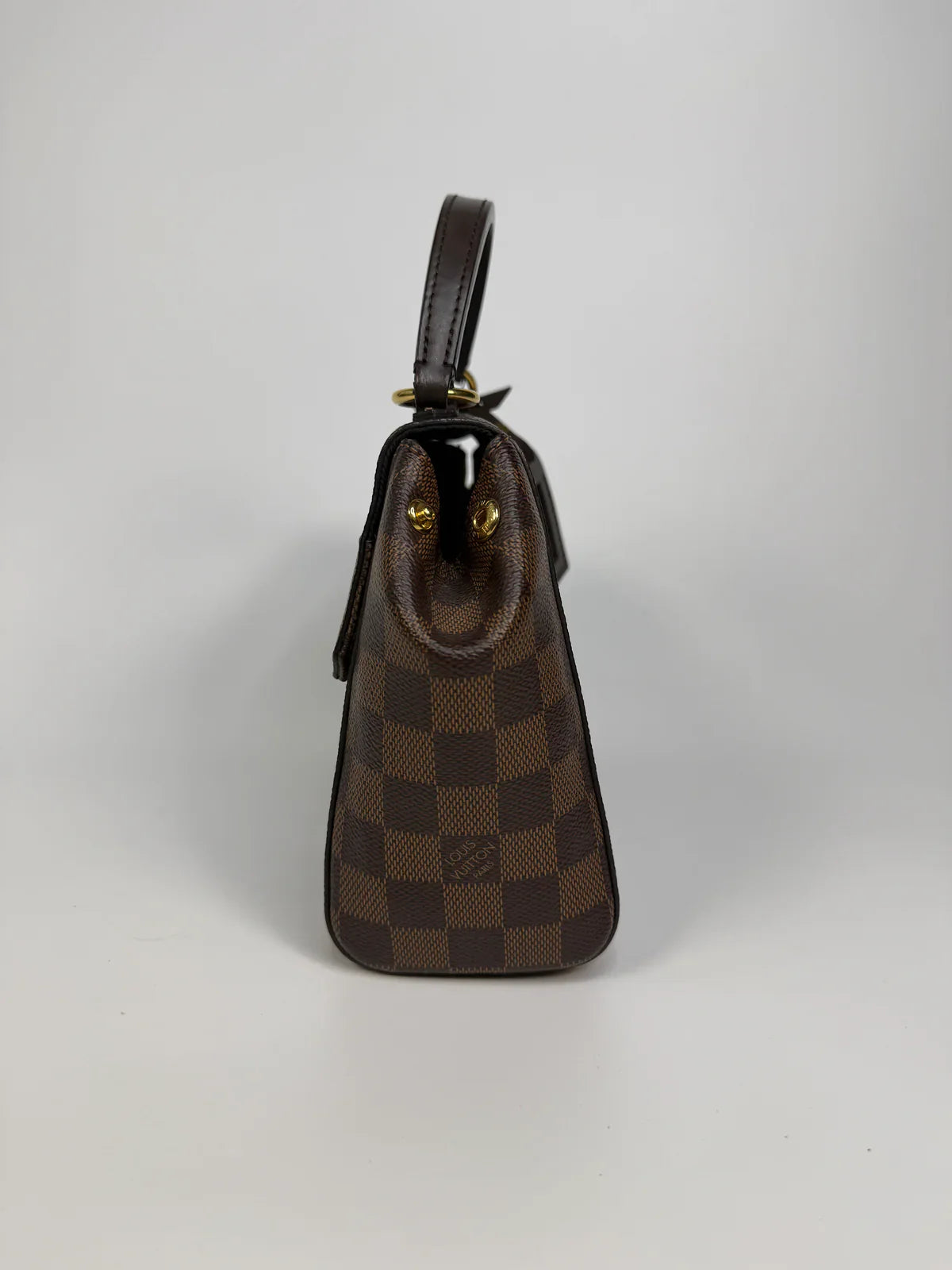 LOUIS VUITTON BOND STREET BB IN DAMIER EBENE WITH GOLD HARDWARE