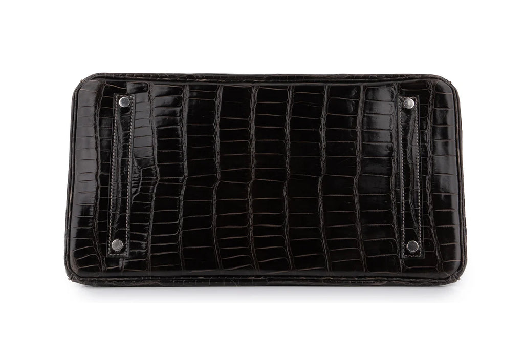 Hermès Birkin 35 Crocodile Porosus Noir PHW