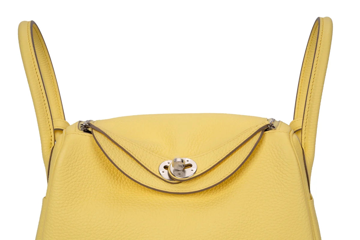 Hermès Lindy 26 Clemence Limoncello PHW