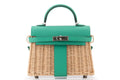 Hermès Mini Kelly Picnic Vert Comic PHW