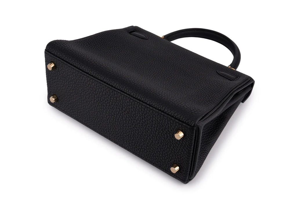 Hermès Kelly 25 Retourne Togo Noir GHW