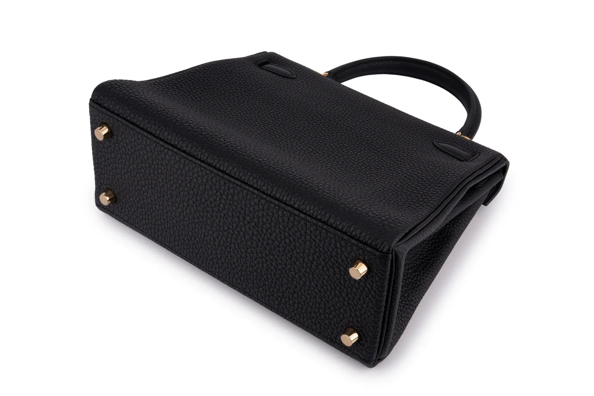 Hermès Kelly 25 Retourne Togo Noir GHW