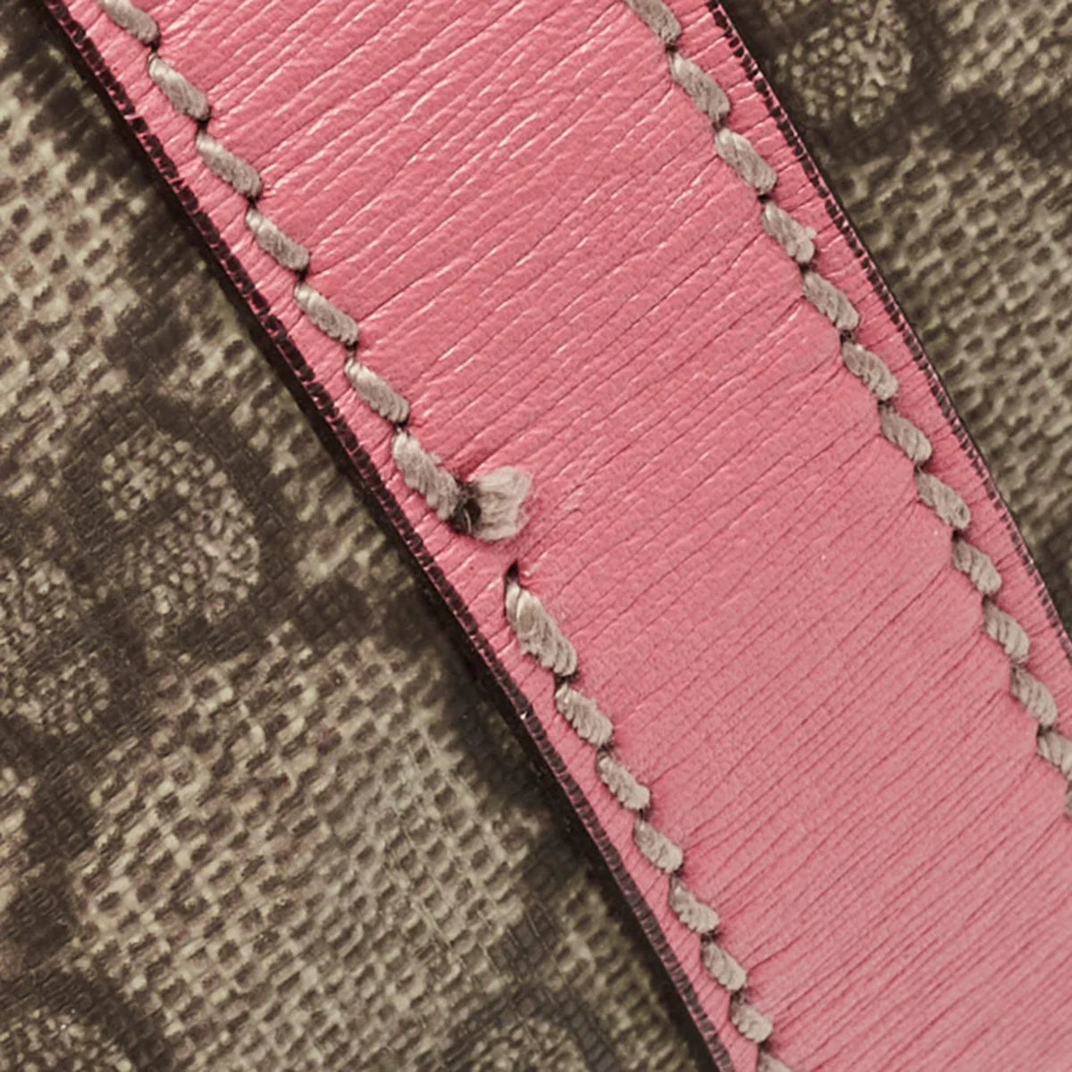 Gucci Joy Medium Pink/Beige GG Supreme Canvas and Leather Boston Bag
