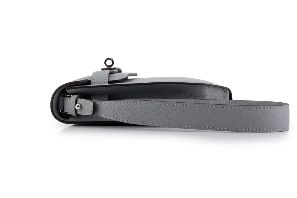 Hermès Kelly 25 Depeches Epsom Gris Pantin PHW