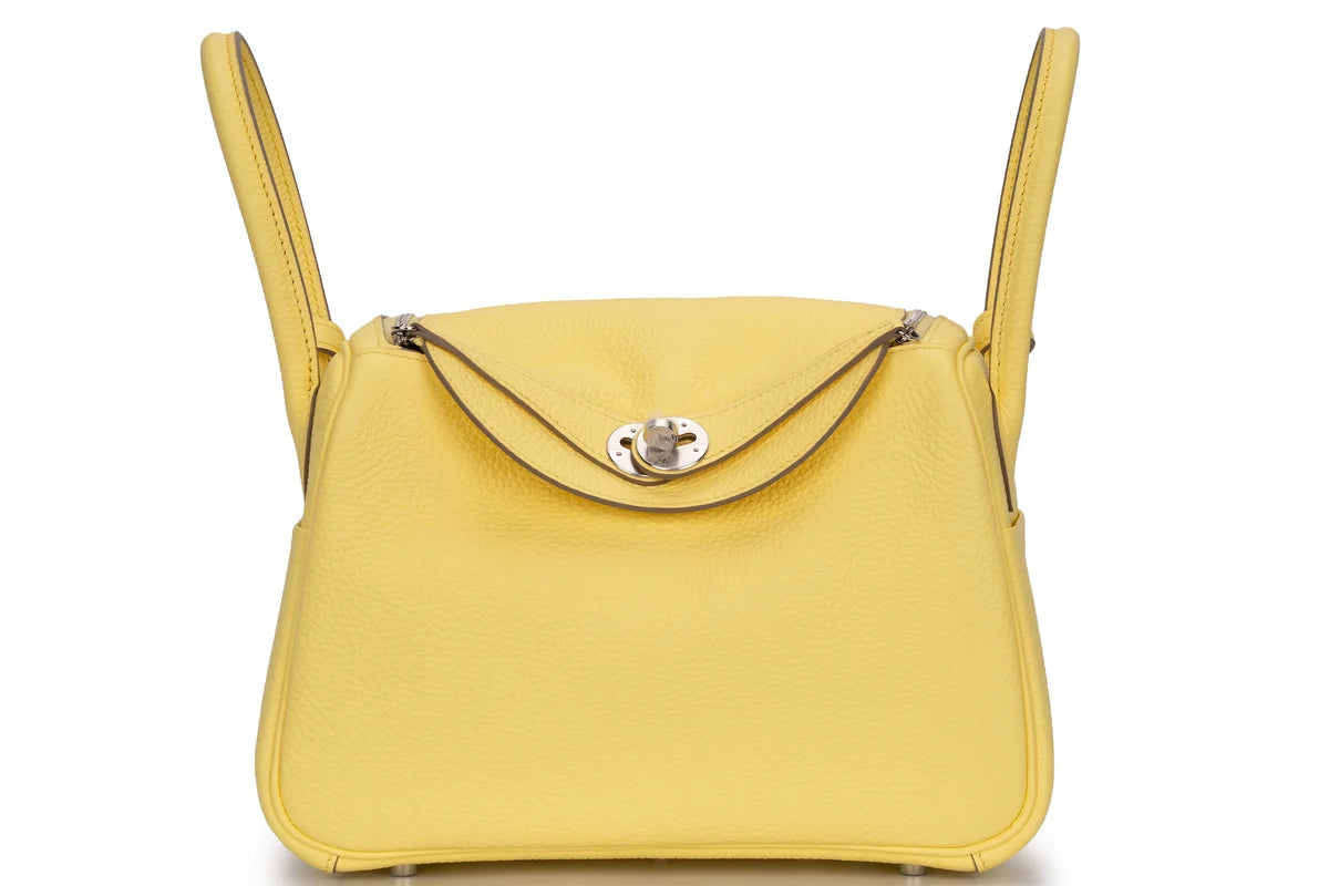Hermès Lindy 26 Clemence Limoncello PHW