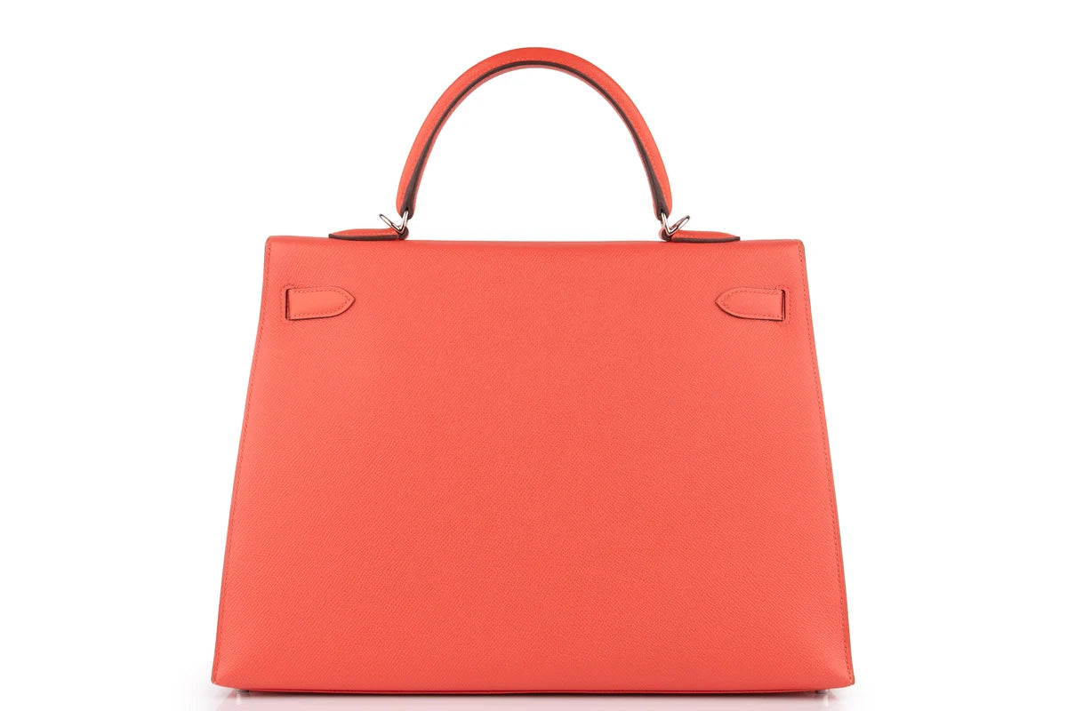 Hermès Kelly 35 Epsom Rose Jaipur PHW